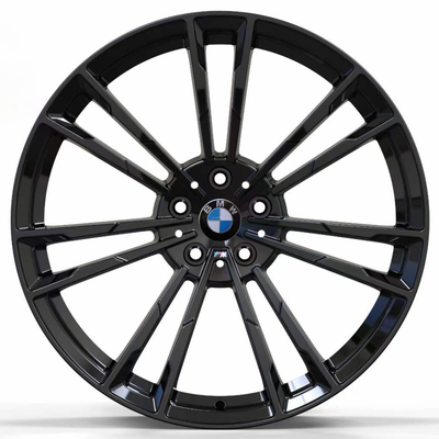 20" lucida le ruote forgiate nere per BMW 5 serie