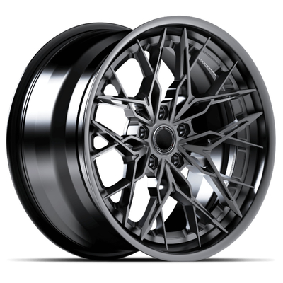 Bent Staggered Spokes 3 pezzi ha forgiato le misure di ruote per McLaren Audi R8