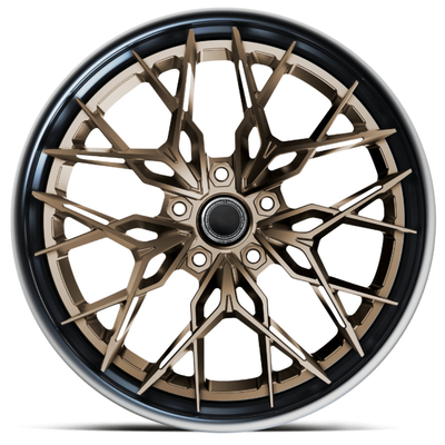 Bent Staggered Spokes 3 pezzi ha forgiato le misure di ruote per McLaren Audi R8