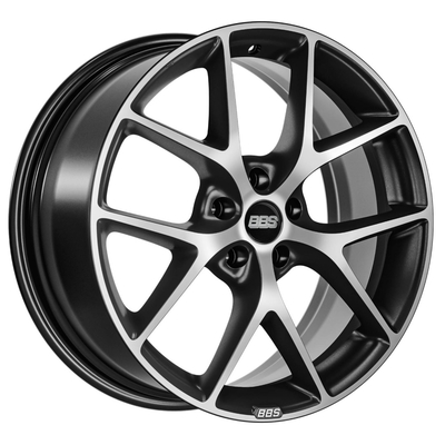 Raso a 19 pollici a 18 pollici a 17 pollici delle ruote 5x112 Himalaya dello SR del BBS grigio