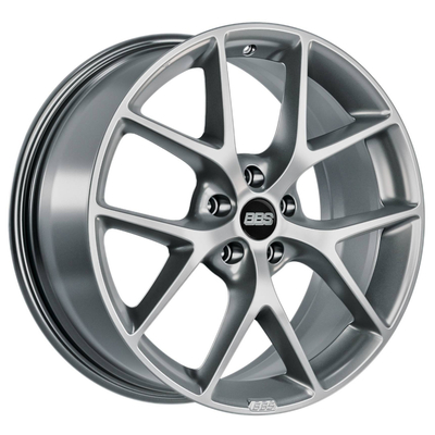 Raso a 19 pollici a 18 pollici a 17 pollici delle ruote 5x112 Himalaya dello SR del BBS grigio