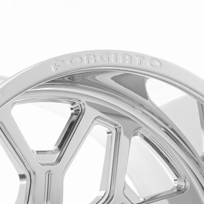 Anse d'argento luminose delle ruote 6061-T6 di Forgiato Flusso-T 4-8
