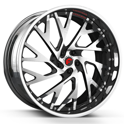 Forgiato Concentrati-FF Chrome affronta le ruote