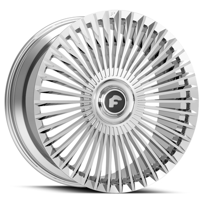 Chrome nero lordo Trimestre d'argento Forgiato ha forgiato le ruote per Rolls Royce Cullinan