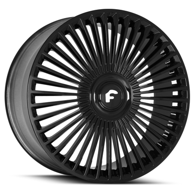 Chrome nero lordo Trimestre d'argento Forgiato ha forgiato le ruote per Rolls Royce Cullinan