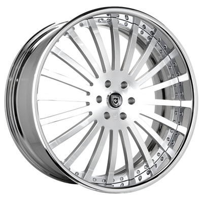 Lexani IF-714 Chrome ha forgiato i multi orli del raggio delle ruote 6061-T6