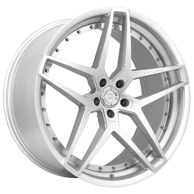 Ribattini concavi di Monoblock Lexani Spike Lexani Forged Wheels Chrome