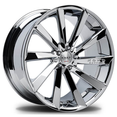 Placcatura di larghezza 7-14J Chevrolet Tesla Ford Forged Wheels Multi Spokes Chrome