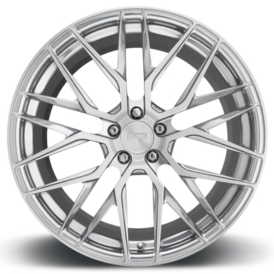 6061-T6 l'argento luminoso Monoblock ha forgiato i raggi concavi delle ruote