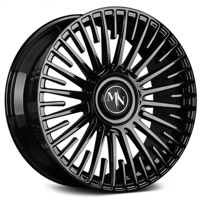 Raggi Monoblock del Motorsports di Maining i multi hanno forgiato il nero lordo delle ruote