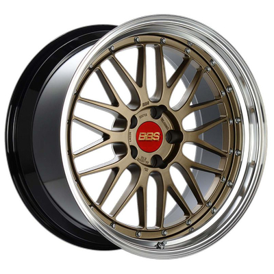 Orli bronzei profondi JWL TUV del BBS LM di Diamond Cut Forged del piatto VIA
