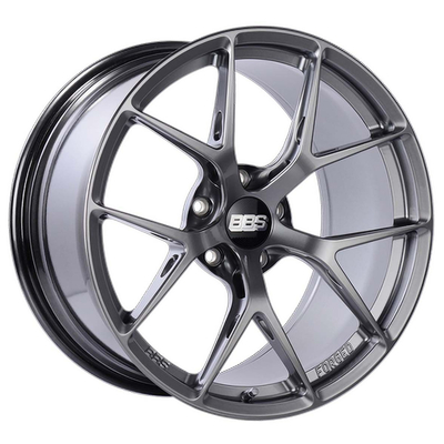 L'abete del BBS di Diamond Silver ha forgiato il peso leggero di alluminio delle ruote 6061-T6