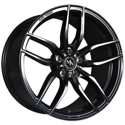 Le configurazioni a 18 pollici di Monoblock forgiano le ruote automatiche 6061-T6 Matt Black