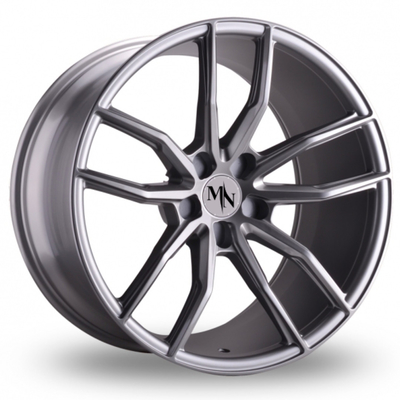 Gunmetal concavo Grey Alloy Forge Auto Wheels JWL TUV di Monoblock VIA