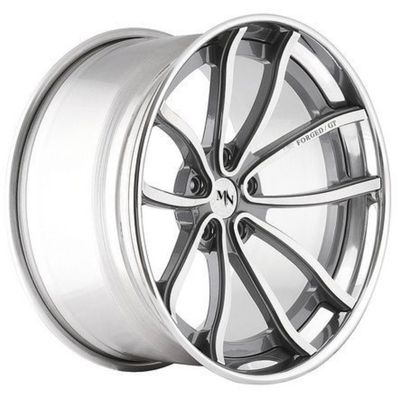 Anse di alluminio forgiate concave su ordinazione delle ruote di rivestimenti 2PC Monoblock 4-8