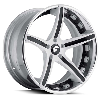 5 anse lucidano gli orli neri con il labbro Monoblock a 20 pollici di Chrome