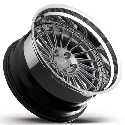 JWL TUV TRAMITE multi raggio 3 pezzi ha forgiato le ruote DH-3P VARIABILE