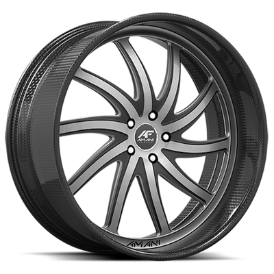 Amani Entourage Porsche 3PC ha forgiato le ruote per Porsche Panamera