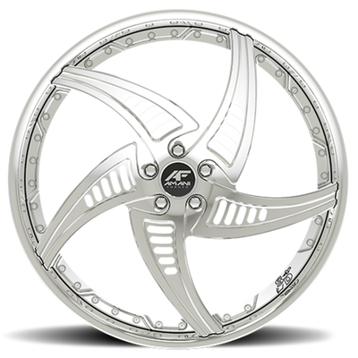 Amani Fumo Deep Dish Porsche forgiato spinge il grado aerospaziale