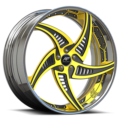 Amani Fumo Deep Dish Porsche forgiato spinge il grado aerospaziale