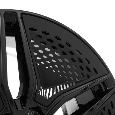 22" misure di ruote forgiate Forgiato di Forgiato EV 001 del nero di lucentezza per il Tesla Model S Model X