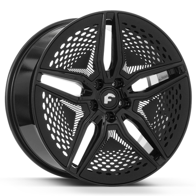 22" misure di ruote forgiate Forgiato di Forgiato EV 001 del nero di lucentezza per il Tesla Model S Model X