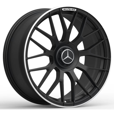 L'incrocio di AMG ha parlato Mercedes Benz Forged Wheels Matt Black