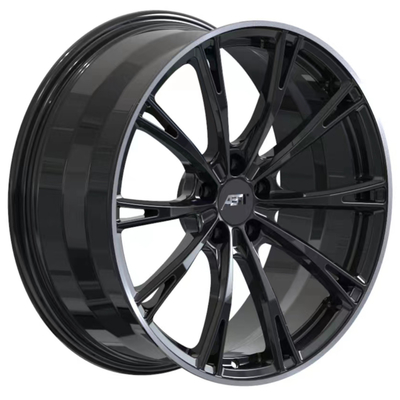 Lega di alluminio nera lucida di ABT Sportsline Gr-f Audi Forged Wheels 6061-T6