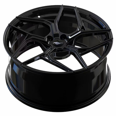 L'auto di Ford Mustang Gloss Black Forge spinge 20 21 5x114.3 a 22 pollici
