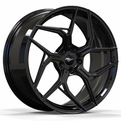 L'auto di Ford Mustang Gloss Black Forge spinge 20 21 5x114.3 a 22 pollici