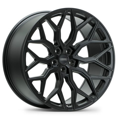Ruote forgiate nere del raso di Vossen HF-2