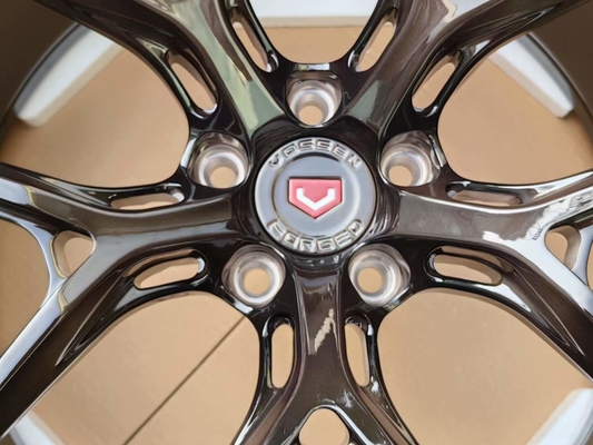 Vossen S21-01 ha forgiato il fronte nero spazzolato ruote