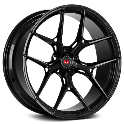 Vossen S21-01 ha forgiato il fronte nero spazzolato ruote