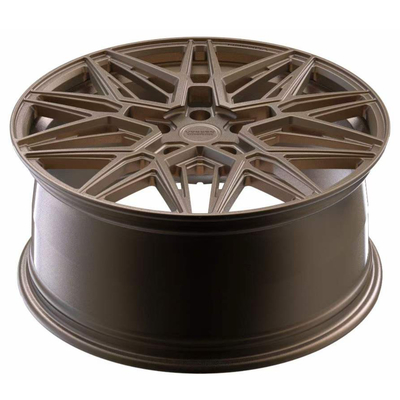 Ruote forgiate bronzee di Vossen HF-7 per Porsche Panamera