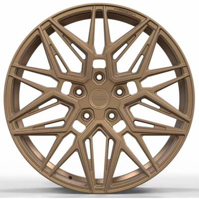 Ruote forgiate bronzee di Vossen HF-7 per Porsche Panamera