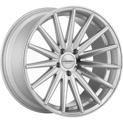L'argento spazzolato Vossen VFS-2 ha forgiato le ruote per BMW E93 M3