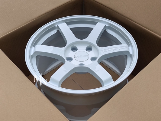 Volk che corre il un poco S più 18X9.5 bianco +38 di SAGA TE37 +45 5x114.3 5X120