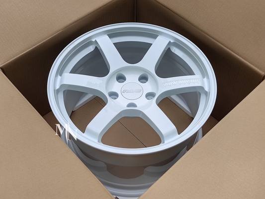 Volk che corre il un poco S più 18X9.5 bianco +38 di SAGA TE37 +45 5x114.3 5X120