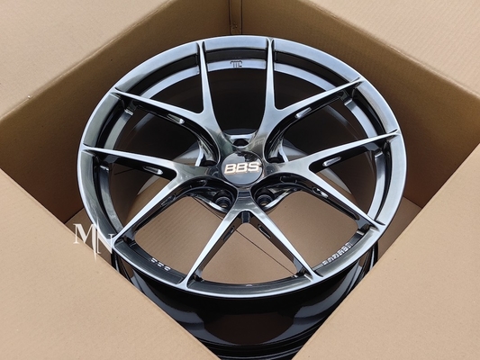 L'abete del BBS di Diamond Silver ha forgiato il peso leggero di alluminio delle ruote 6061-T6