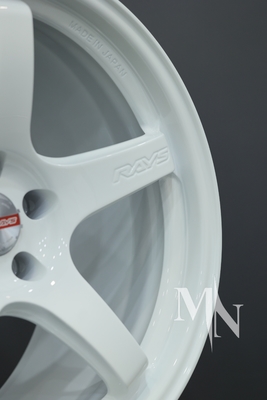 Fabbricazione su misura NISMO Rays 57CR Ruote 370Z 350Z Clubsport Cerchi bianchi