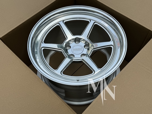 5x112 5x120 Cansei Custom Rim Tandem Corsa Roku Argento Gunmetal 350Z 370Z Ruote in lega