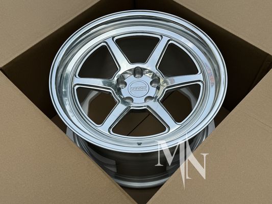 Cerchi Forge Auto 5x114.3 per Nissan 350Z 370Z Finitura Argento Lucido