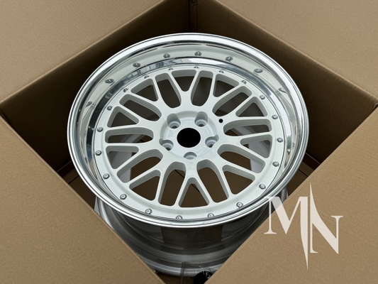 2 pezzi di ruote su misura BBS LM LMR LeMans Rims in oro per BMW 370z 350z