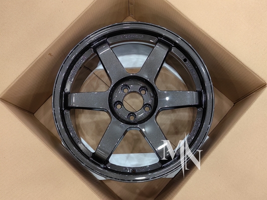 Volk Racing TE37 SL Ruote Nero Edizione III 4x100 5x120 18 19 20 Pollici Custom Double Black Rim
