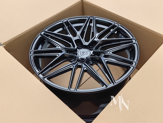 Ruote nere lucide per Audi RS6 C5 C6 C7 C8 18 19 20 21 22 pollici