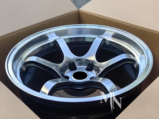 Ruote Advan R6 per Nissan GTR R32 R33 R34 R35 18 19 20 pollici Vernice in lega nera