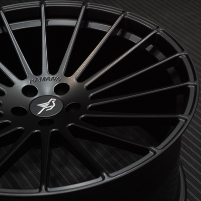 Hamann Anniversary Deep Concave Forged Wheels Satin Nero