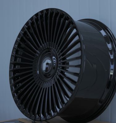 Forgiato nero bruto Trimestre ruote forgiate per Rolls Royce Range Rover Mercedes Benz Classe S