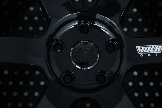 Rays TE37 Ultra Track Edition ii Volk Racing Ruote forgiate Gloss Nero