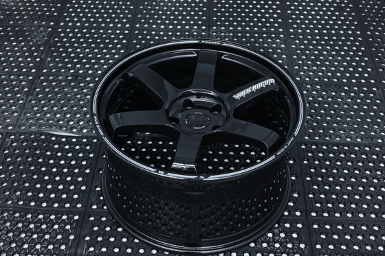Rays TE37 Ultra Track Edition ii Volk Racing Ruote forgiate Gloss Nero